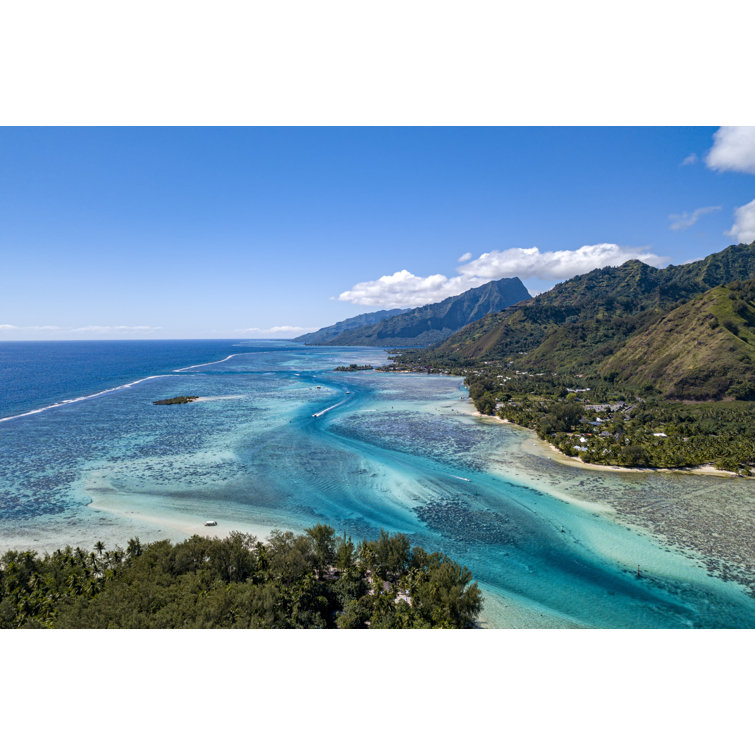 Highland Dunes Moorea Island On Canvas by Izanbar Print Wayfair